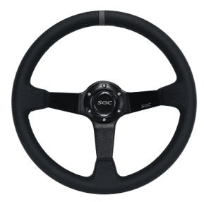 SW2 Steering Wheel – Negative Offset – Black with Gray Stripe - WA0003