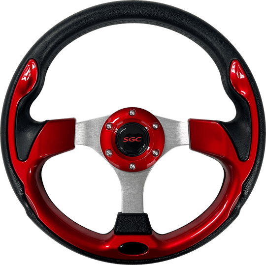 SW04 STEERING WHEEL – Sporty – Fire Engine Red - WA0004
