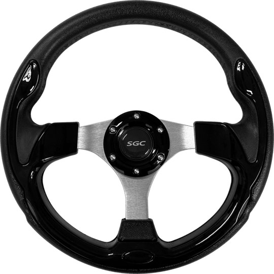SW05 STEERING WHEEL – Sporty – Glossy Black - WA0005