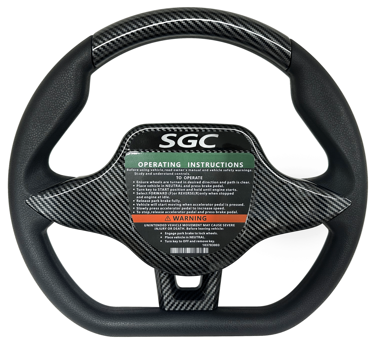 SW07 STEERING WHEEL – Sport Version – Carbon Fiber - WA0007