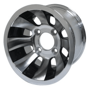 10″ Revolver Machined/Black Wheel – Aluminum Alloy - WH1009
