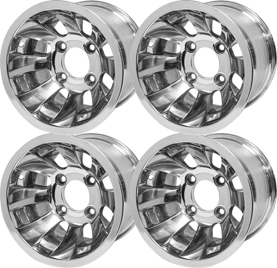 SGC 10″ Silver Bullet Wheel – Aluminum Alloy (SET OF 4)