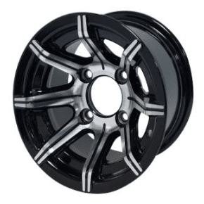 10″ Spider Machined/Black Wheel – Aluminum Alloy - WH1012