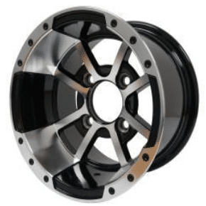 10″ Storm Trooper Machined/Black Wheel – Aluminum Alloy - WH1015