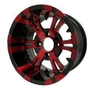 10″ Vampire Red/Black Wheel – Aluminum Alloy - WH1024