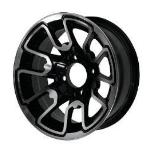 12″ Lizard Machined/Black Wheel – Aluminum Alloy - WH1215