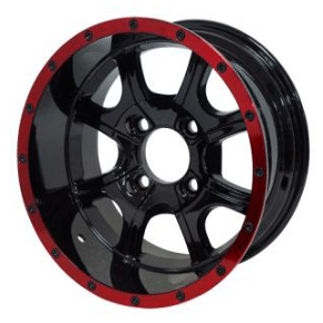12″ Night Stalker Red/Black Wheel – Aluminum Alloy - WH1223
