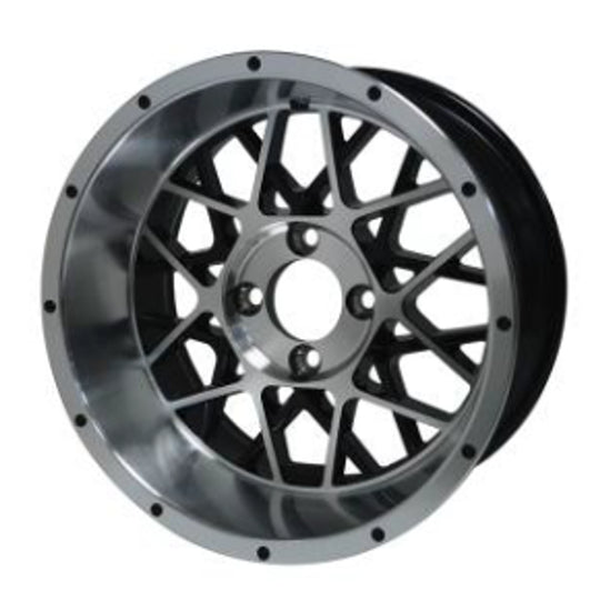 12" Venom Machined / Black Wheel - WH1249