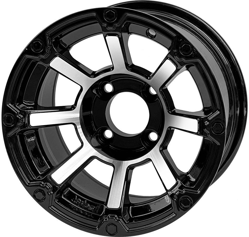 12 " Cyclops Machined/Black Wheel - Aluminum Alloy - WH1260
