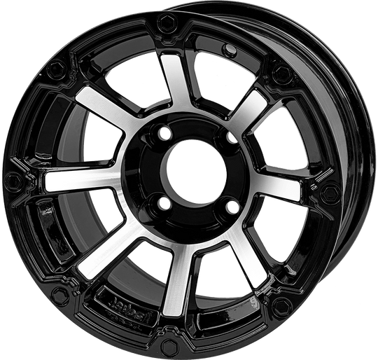 12 " Cyclops Machined/Black Wheel - Aluminum Alloy - WH1260