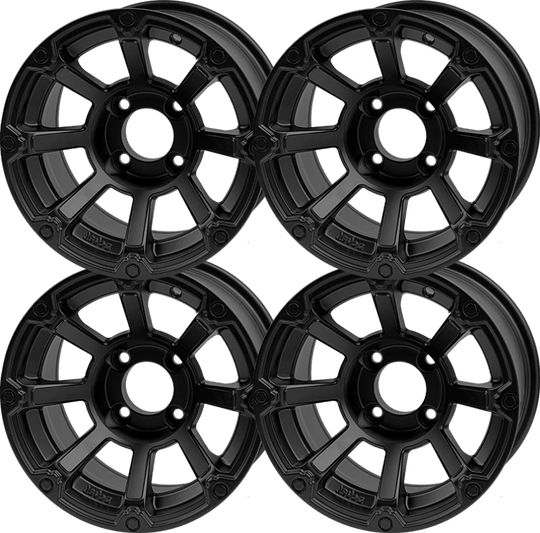 SGC 12 " Cyclops Matte Black Wheel - Aluminum Alloy (SET OF 4)
