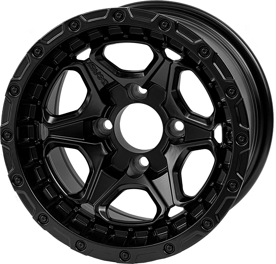 12 " Grizzly Matte Black Wheel - Aluminum Alloy - WH1265