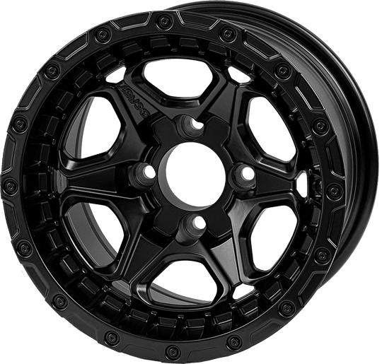 12 " Grizzly Matte Black Wheel - Aluminum Alloy - WH1265