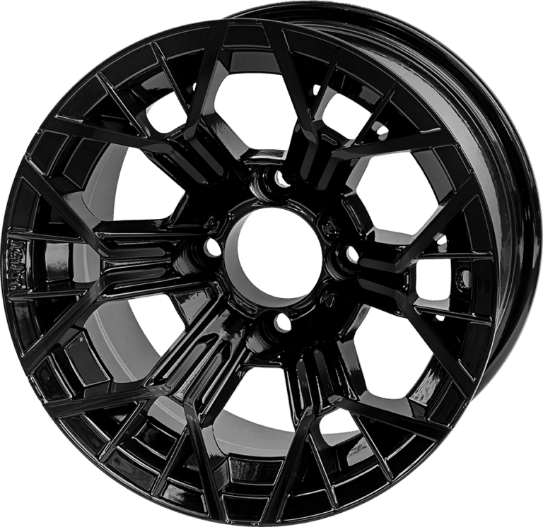 12 " Mantis Glossy Black Wheel - Aluminum Alloy - WH1268