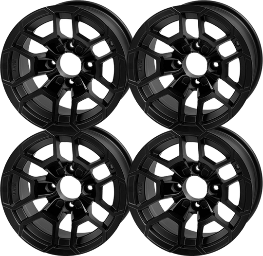 SGC 12 " Talon Matte Black Wheel - Aluminum Alloy (SET OF 4)