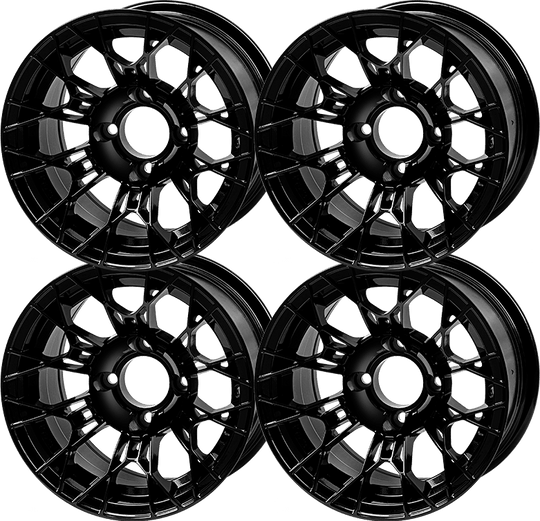 SGC 12 " Tarantula Glossy Black Wheel - Aluminum Alloy (SET OF 4)