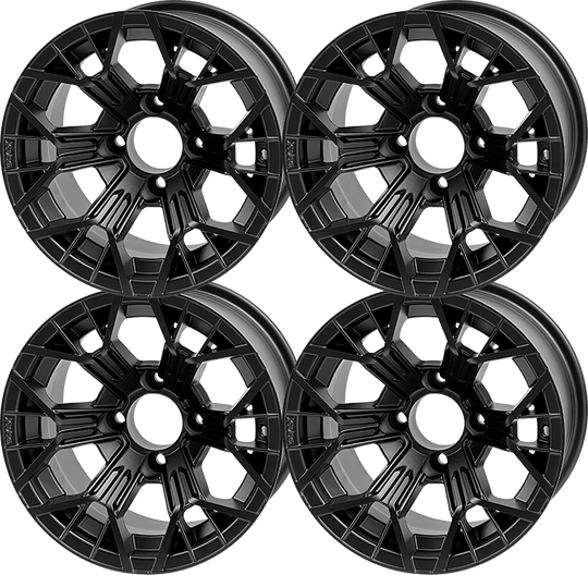 SGC 12 " Mantis Matte Black Wheel - Aluminum Alloy (SET OF 4)