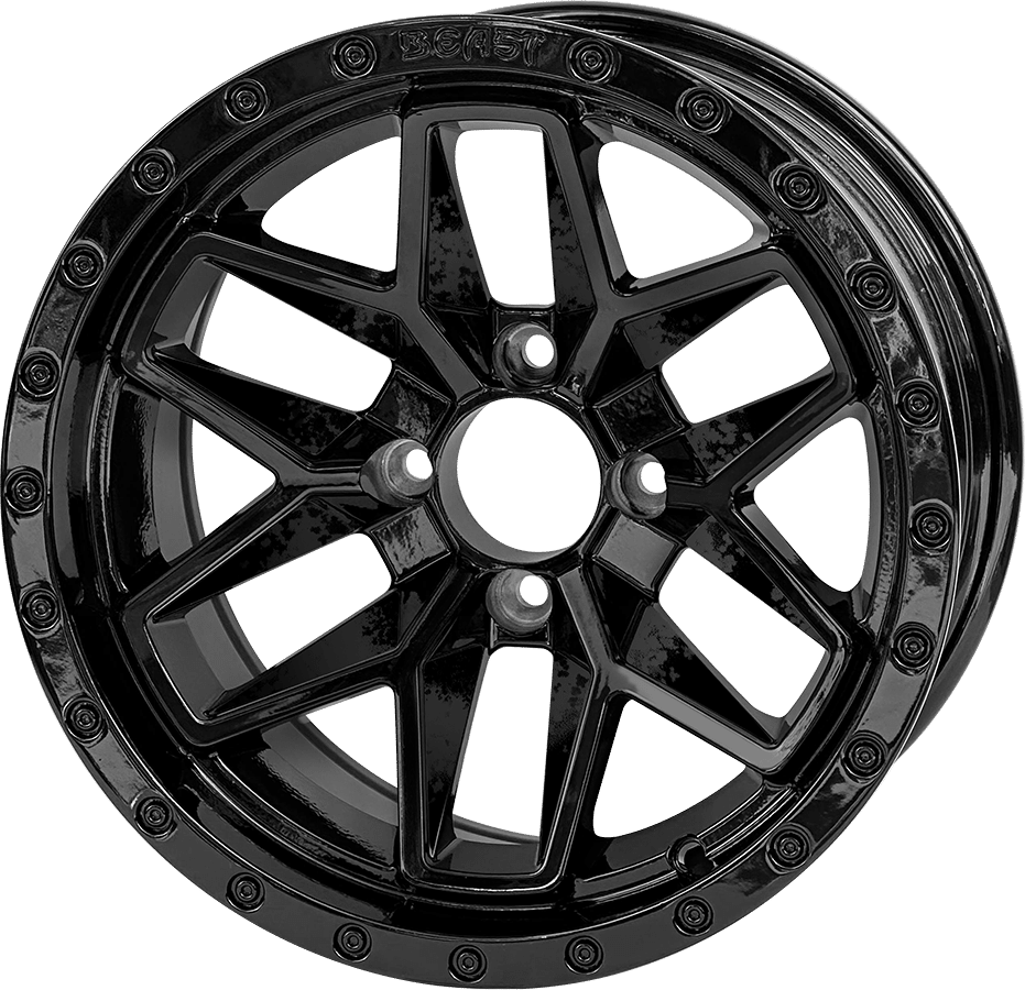 14″ Glossy Black Widow Wheel – Aluminum Alloy - WH1430