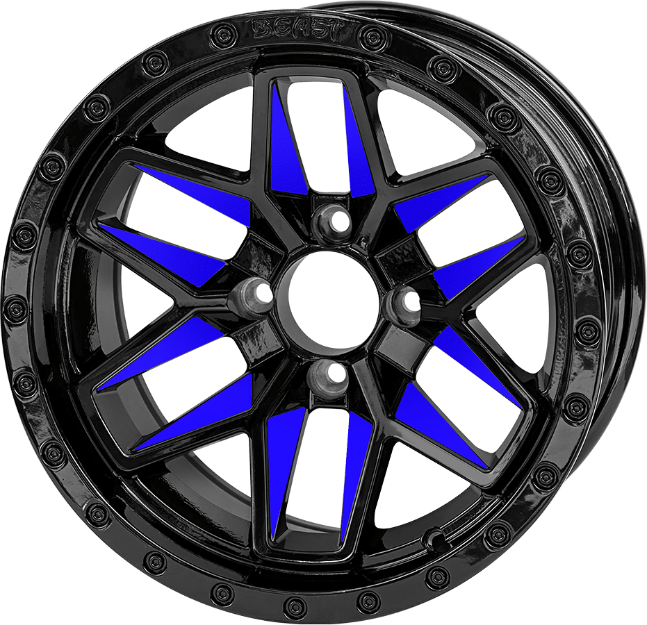 14″ Glossy Blue Widow Wheel – Aluminum Alloy - WH1432