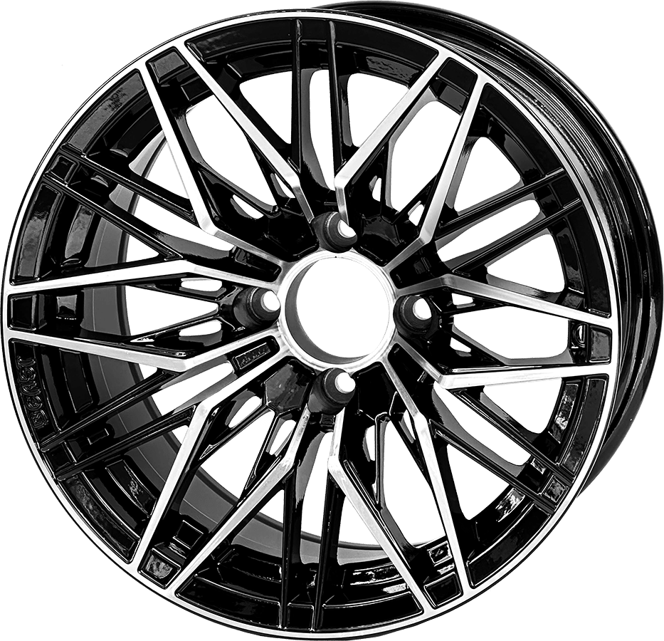 14″ Hornet Machined Black Wheel – Aluminum Alloy - WH1435