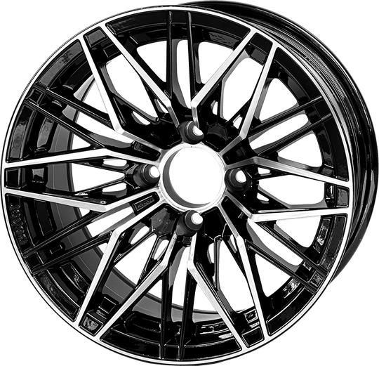 14″ Hornet Machined Black Wheel – Aluminum Alloy - WH1435