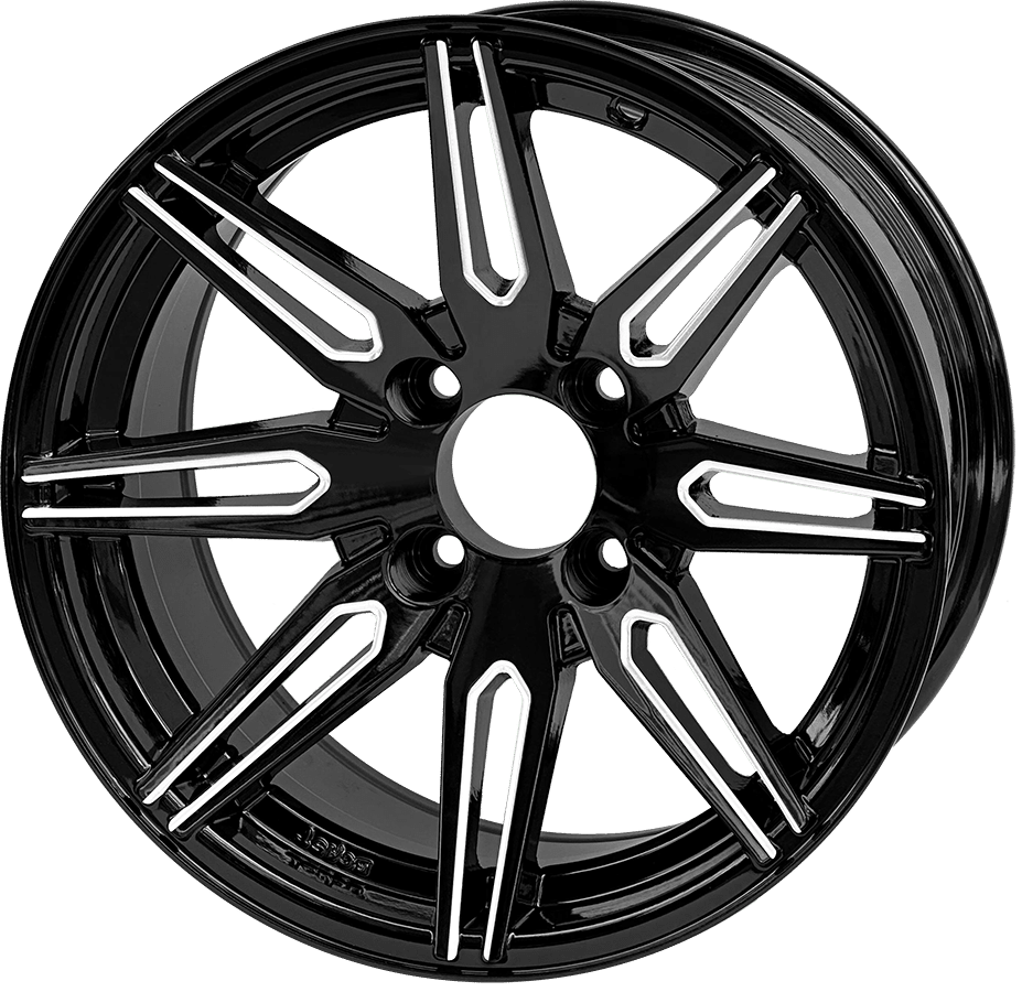14″ Lynx Machined Black Wheel – Aluminum Alloy - WH1438