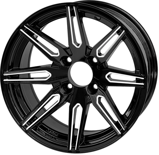 14″ Lynx Machined Black Wheel – Aluminum Alloy - WH1438