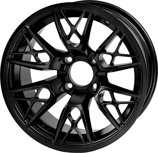 14″ Saber Tooth Glossy Black Wheel – Aluminum Alloy - WH1441