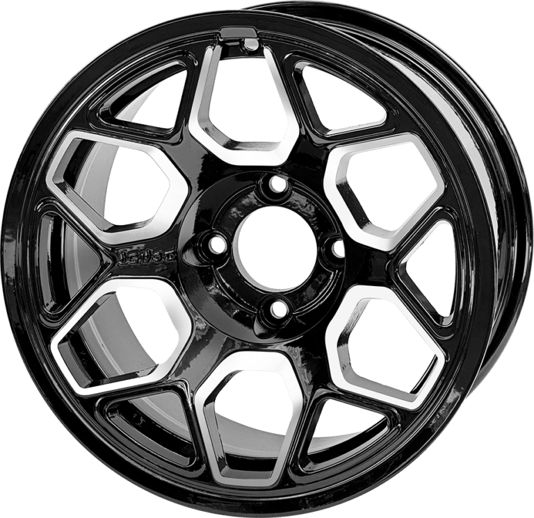 14″ Yeti Machined Black Wheel – Aluminum Alloy - WH1451