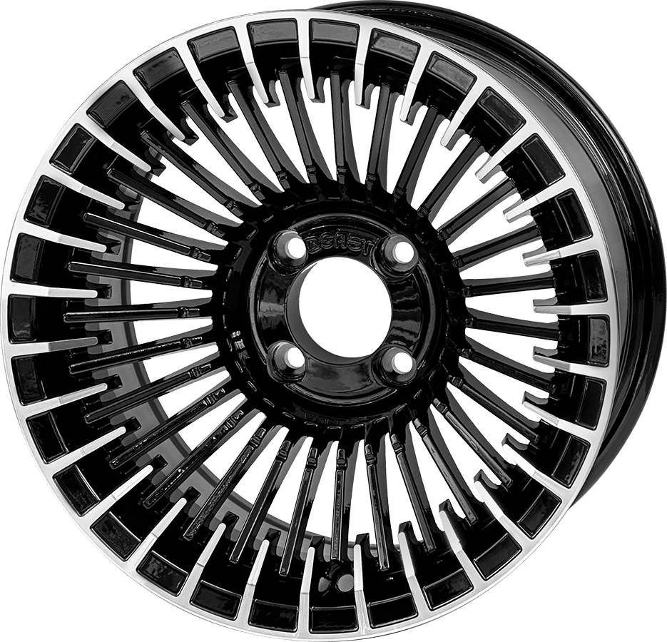 14″ Piranha Machined Black – Aluminum Alloy - WH1452