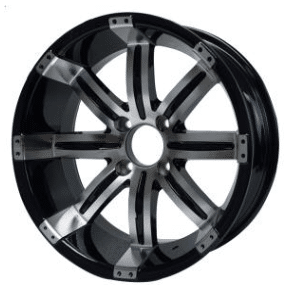 15″ Tempest Machined/Black Wheel – Aluminum Alloy - WH1505