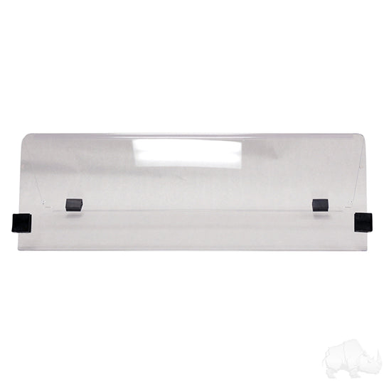 Windshield, Clear 2 Piece, EZGO TXT 14+