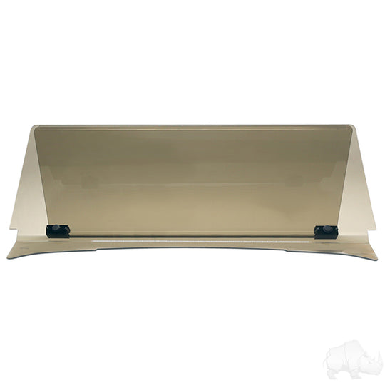 Windshield, 1/4" Impact Modified Tinted 2 Piece, EZGO TXT 95-13, Medalist