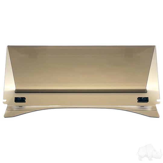 Windshield, 1/4" Impact Modified Tinted 2 Piece, Club Car Tempo, Onward, Precedent