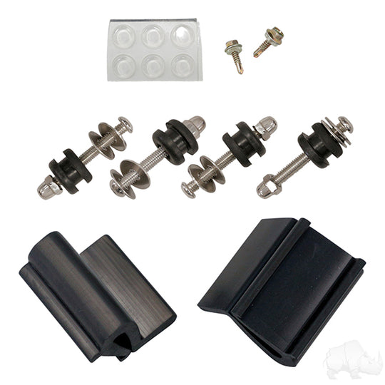 Windshield, 1/4" Impact Modified Tinted 2 Piece, Yamaha Drive