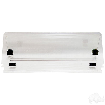Windshield, Impact Modified Clear 2 Piece, EZGO TXT 14+