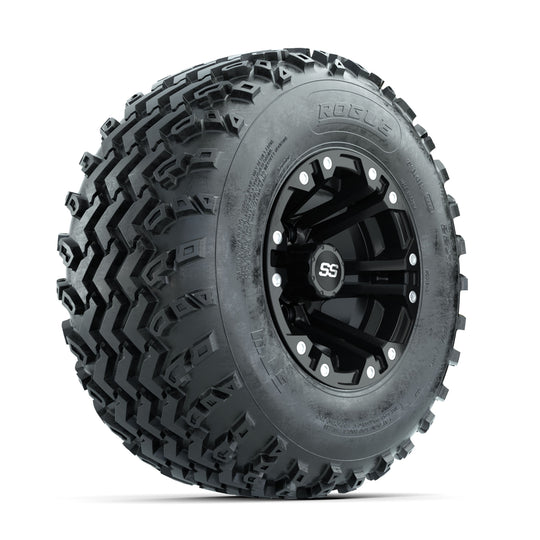 GTW Specter Matte Black 10 in Wheels with 22x11.00-10 Rogue All Terrain Tires ‚Äì Full Set