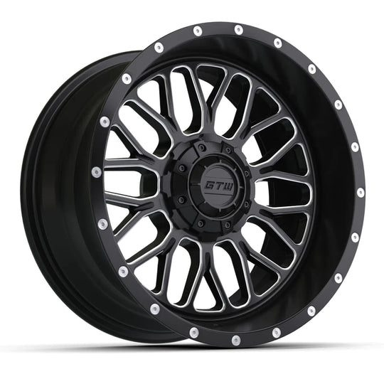 14" GTW Helix Black & Machined Wheel