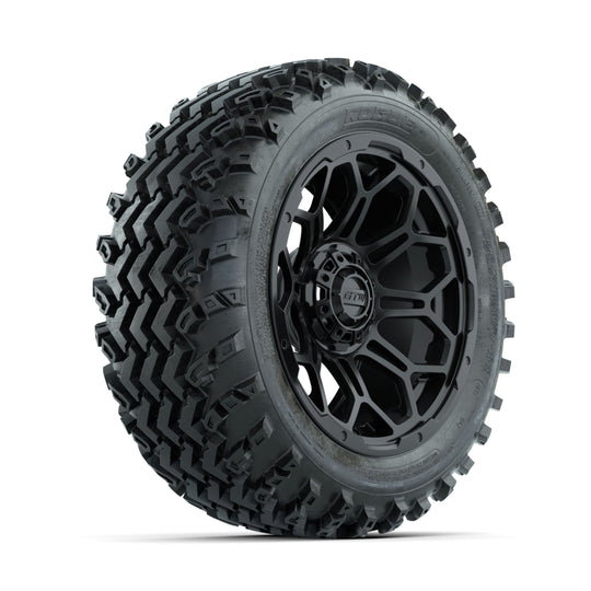 GTW Bravo Matte Black 14 in Wheels with 23x10.00-14 Rogue All Terrain Tires ‚Äì Full Set