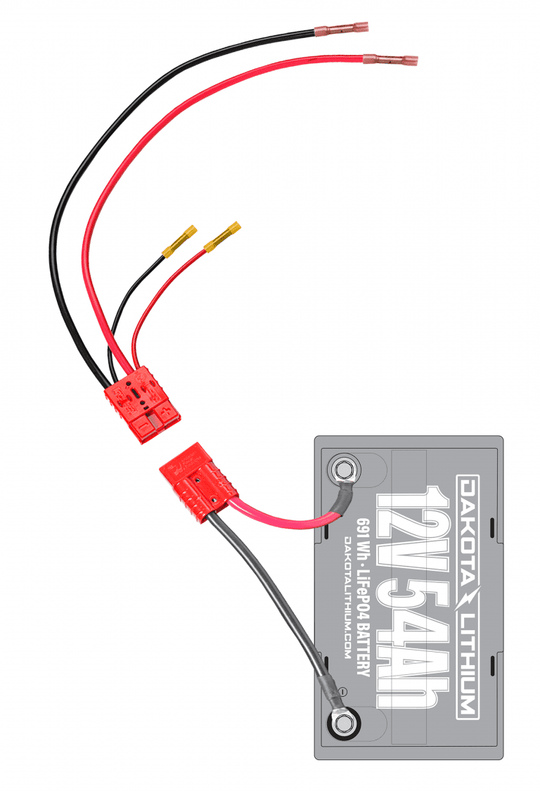 Dakota 12 VOLT TROLLING MOTOR CONNECTION KIT (WITH ON BOARD CHARGING)