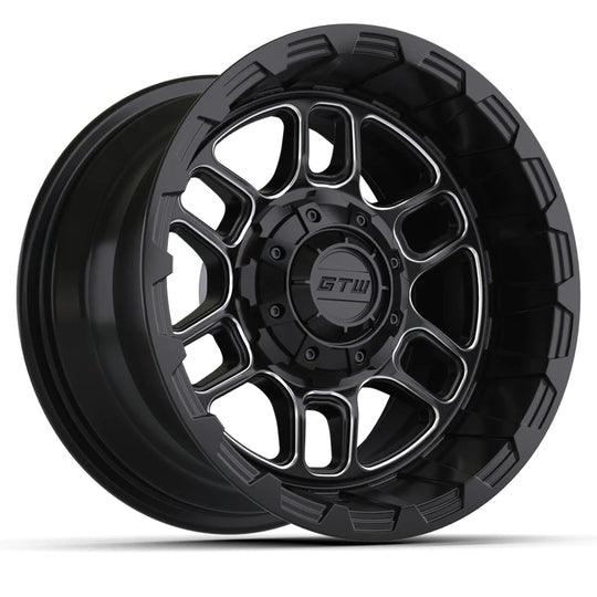 14" GTW Titan Black & Machined Wheel