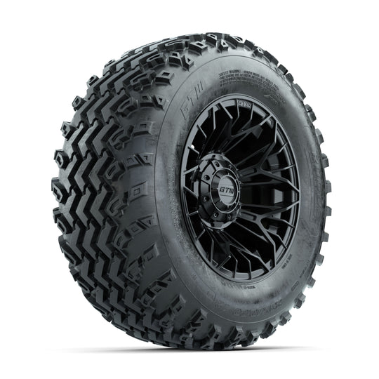 GTW Stellar Black 12 in Wheels with 23x10.00-12 Rogue All Terrain Tires ‚Äì Full Set