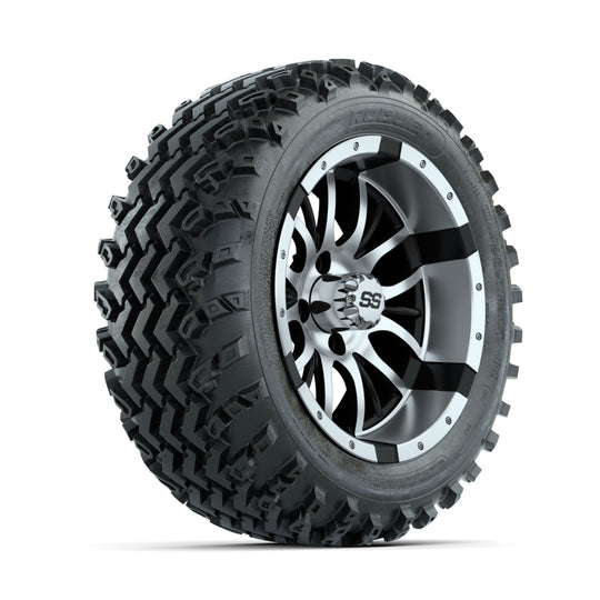 GTW Diesel Machined/Black 14 in Wheels with 23x10.00-14 Rogue All Terrain Tires ‚Äì Full Set