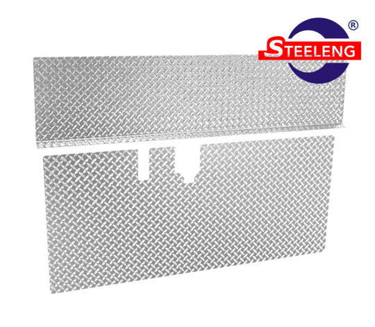 Polished Aluminum Diamond Plate Floor Mat for Club Car DS (1982-2013) - FCDS03