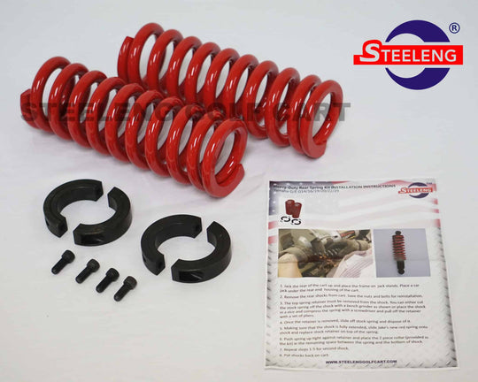 Heavy Duty Rear Coil Springs for YAMAHA G14/ G16/ G19/ G22/ G29 (Drive) Golf Carts - HCYM01