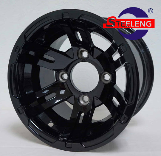 10″ Bulldog Glossy Black Wheel – Aluminum Alloy - WH1001