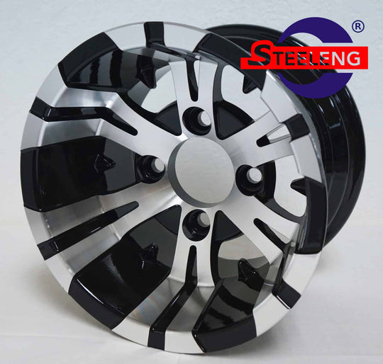 10″ Vampire Machined/Black Wheel – Aluminum Alloy - WH1022