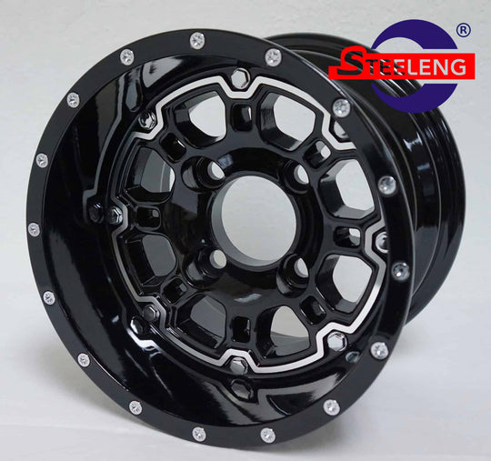 10″ Panther Glossy Black Wheel – Aluminum Alloy - WH1007