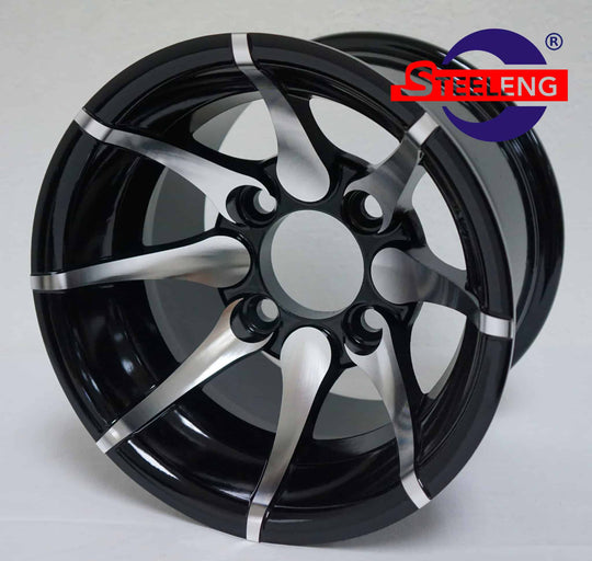 10″ Kraken Machined/Black Wheel – Aluminum Alloy - WH1005