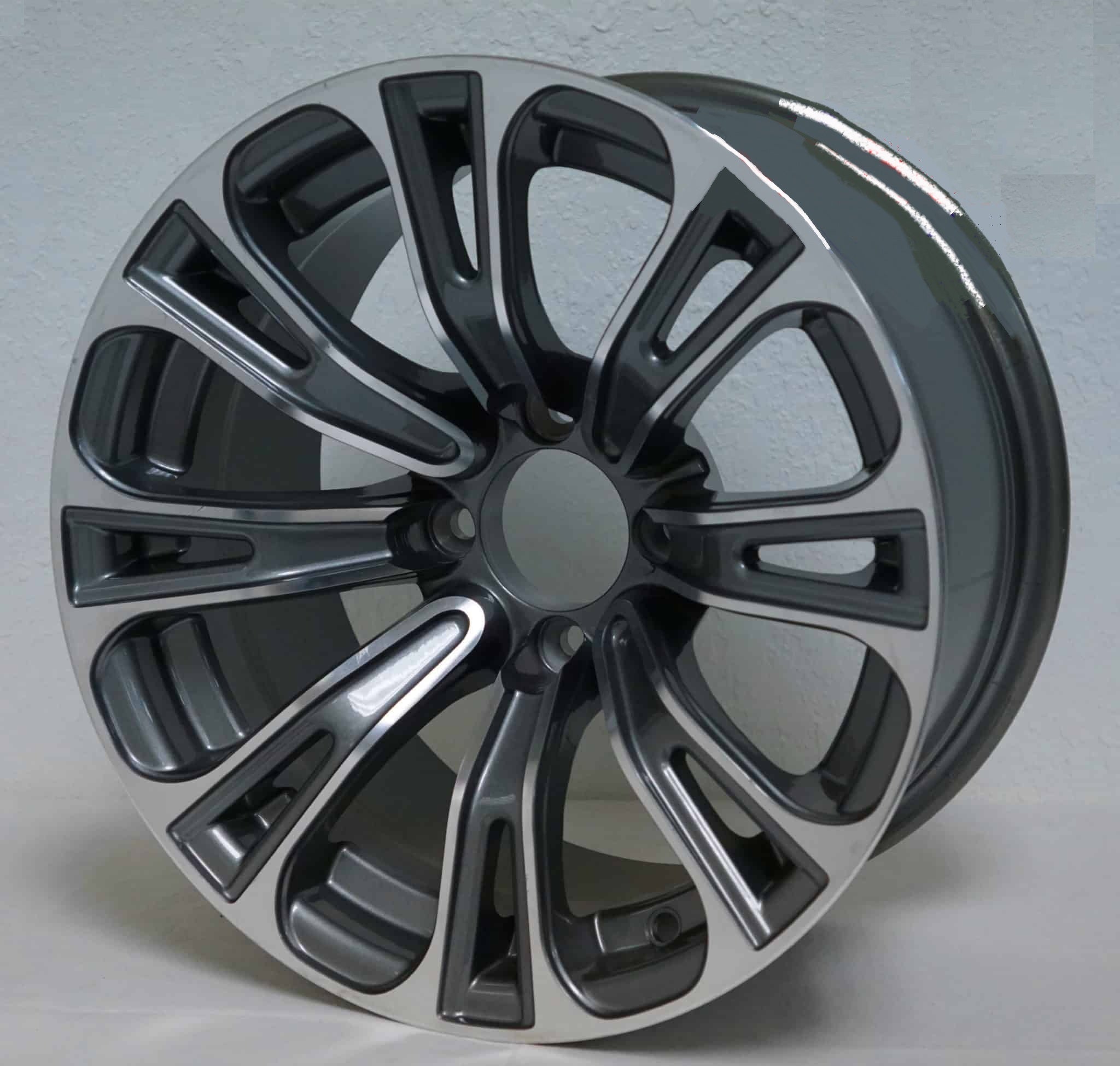 14″ Vector Machined/Gunmetal Wheel – Aluminum Alloy - WH1417